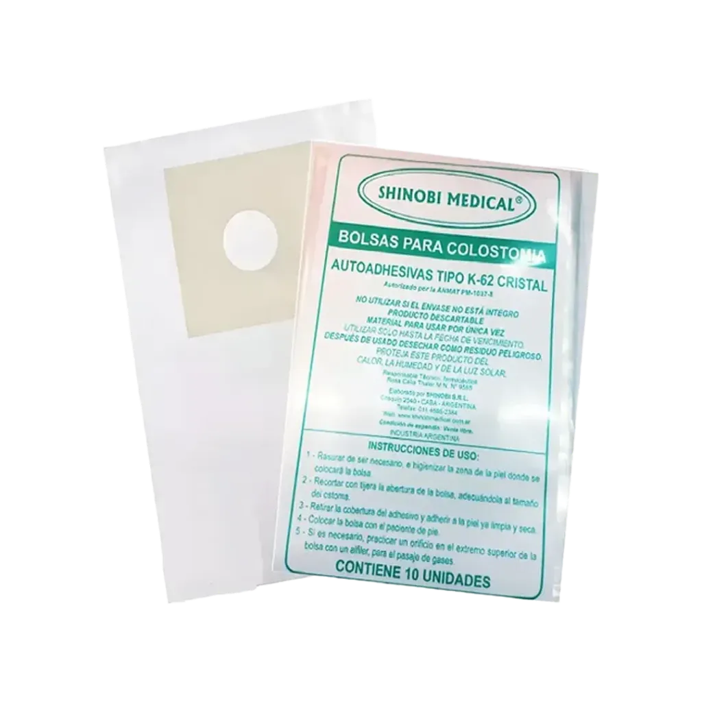 BOLSA COLOSTOMIA X 10 SHINOBI MEDICAL