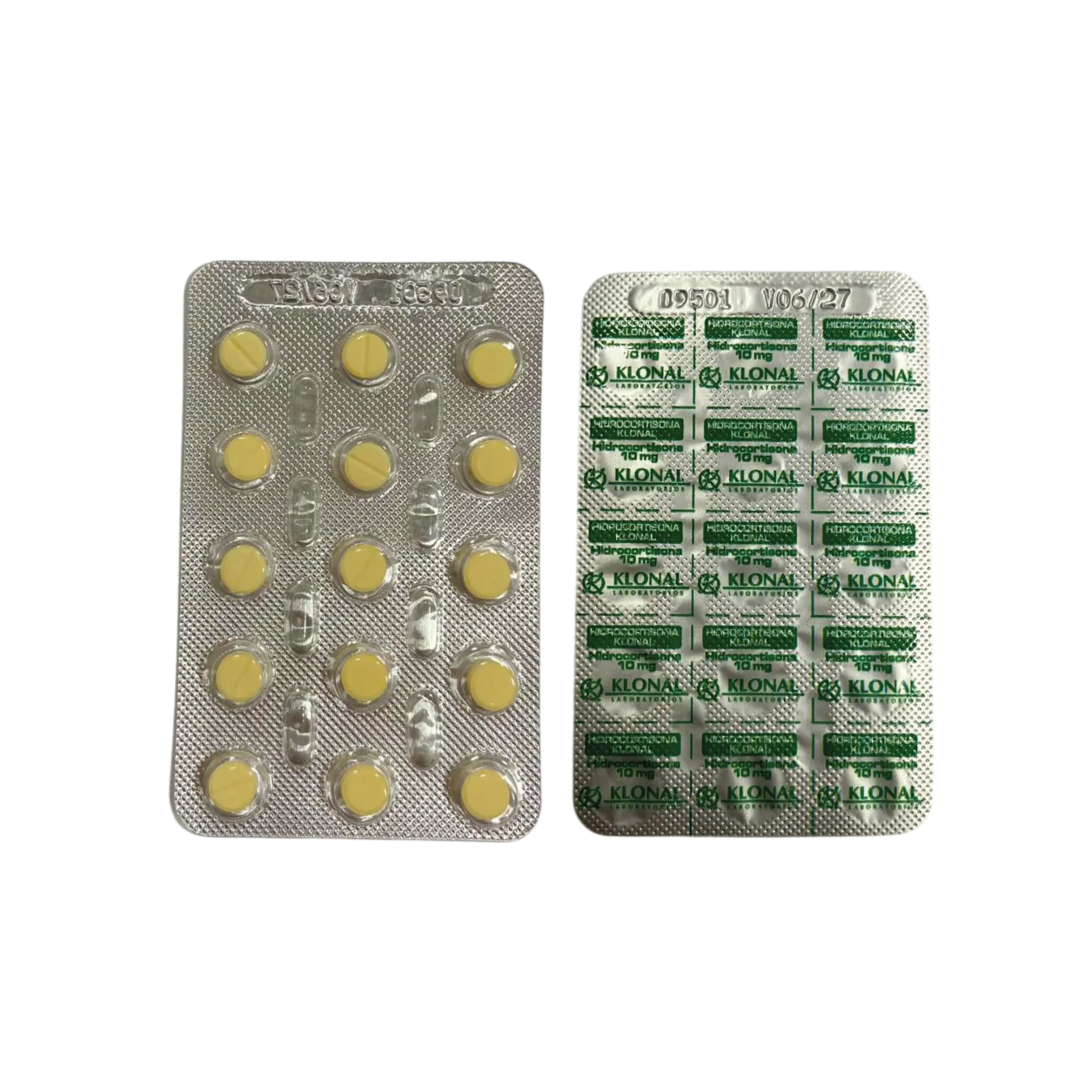 [F08024867] HIDROCORTISONA 10 MG X 15 COMP. KLONAL