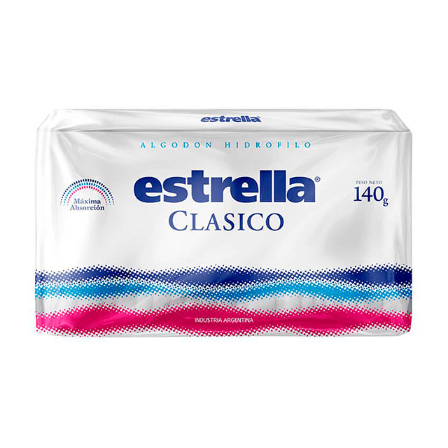 ALGODON HIDROFILO x  75 grs ESTRELLA (60) (10161)