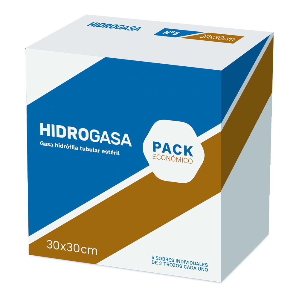 [F14000719] GASA EST.CJ Nº5 PACK ECON.5Sob de 2 Trozos 30x30cm HIDROGASA (2730)