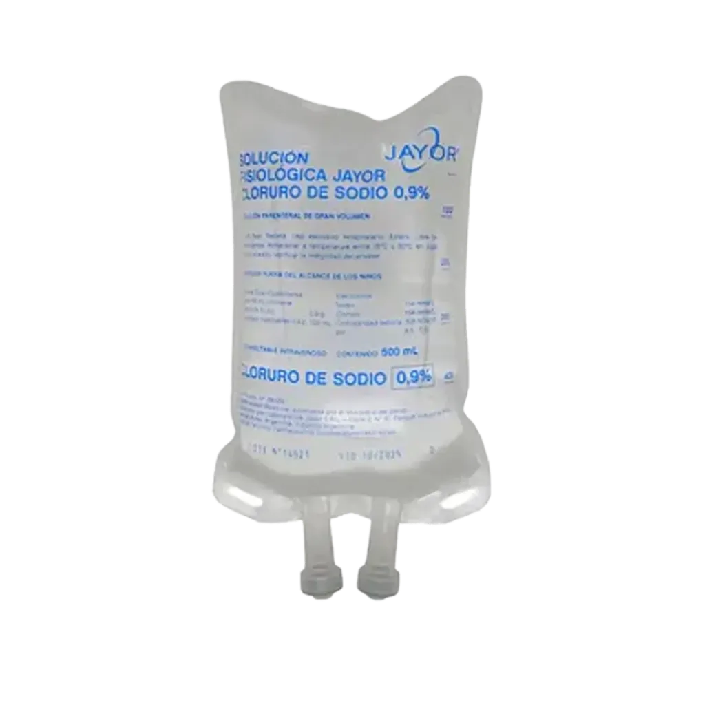 [F08025054] SOLUCION FISIOLOGICA 500ml Caja x 24 JAYOR