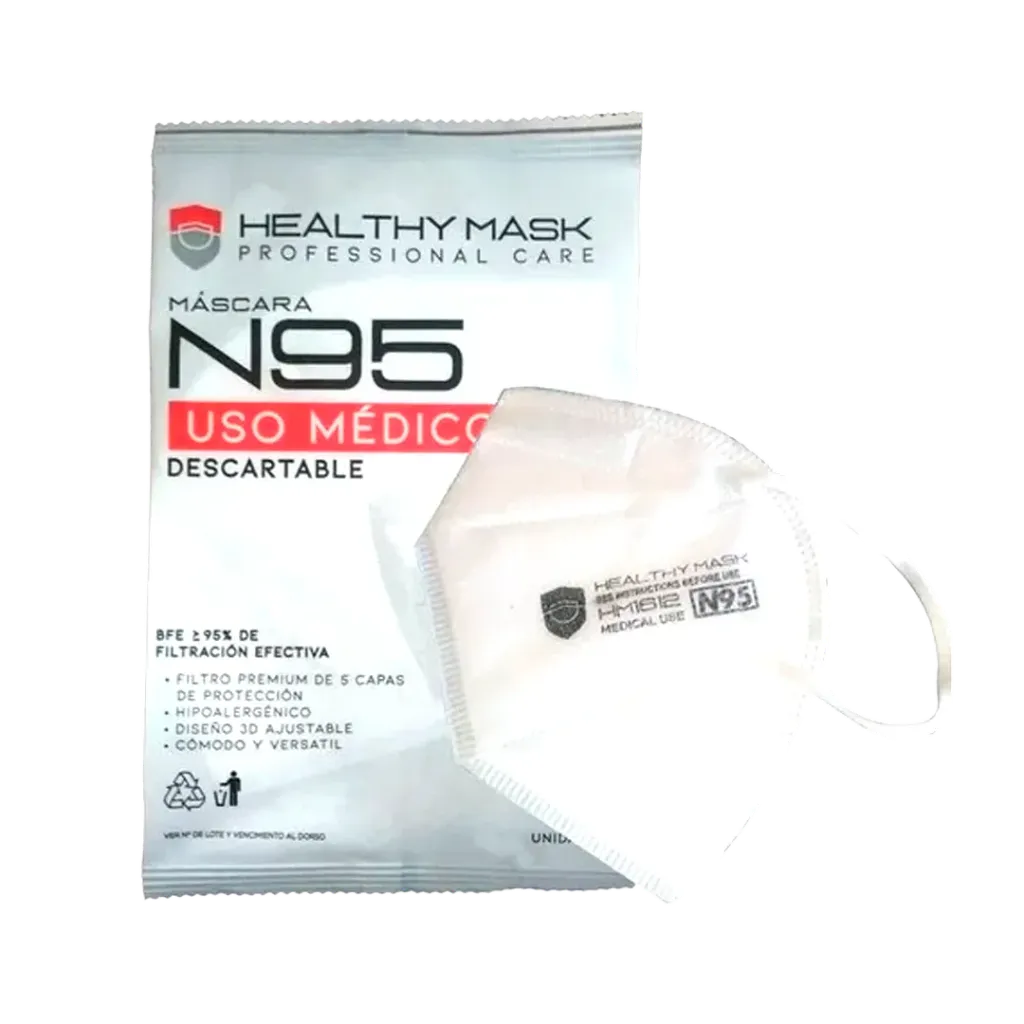 [F14000774] BARBIJO N95 X UN.ENSOBRADO USO NO MEDICOHM1613 MO1B HEALTHY MASK