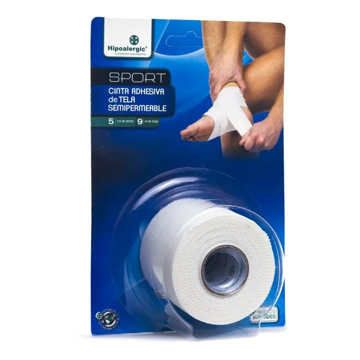 VENDA DEPORTIVA 5CM X 9M SPORT BLISTER HIPOALERGIC (T009)