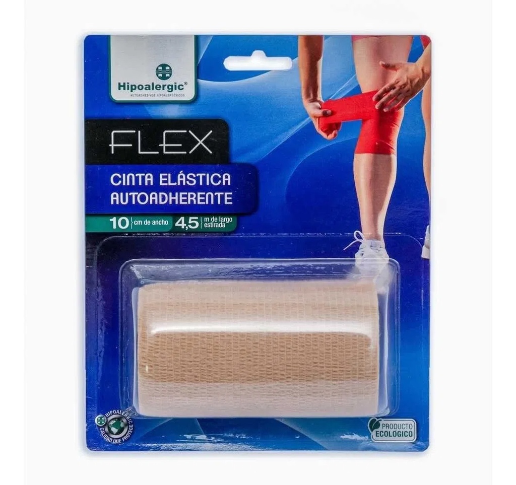 VENDA COHESIVA FLEX 10X4.5 HIPOALERGIC BLISTER BEIGE