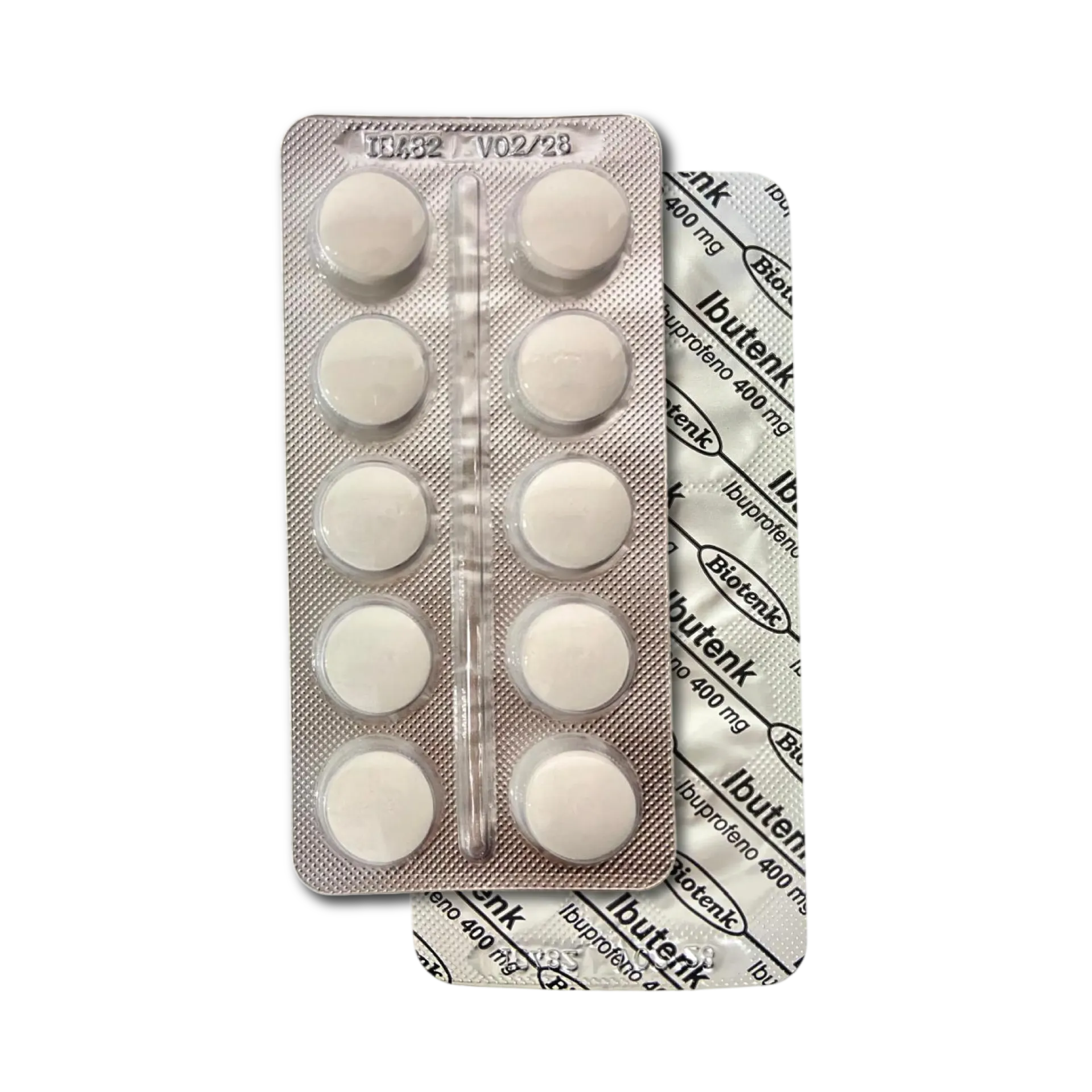 [F08025129] IBUPROFENO 400 MG X 10 COMP. BIOTENK