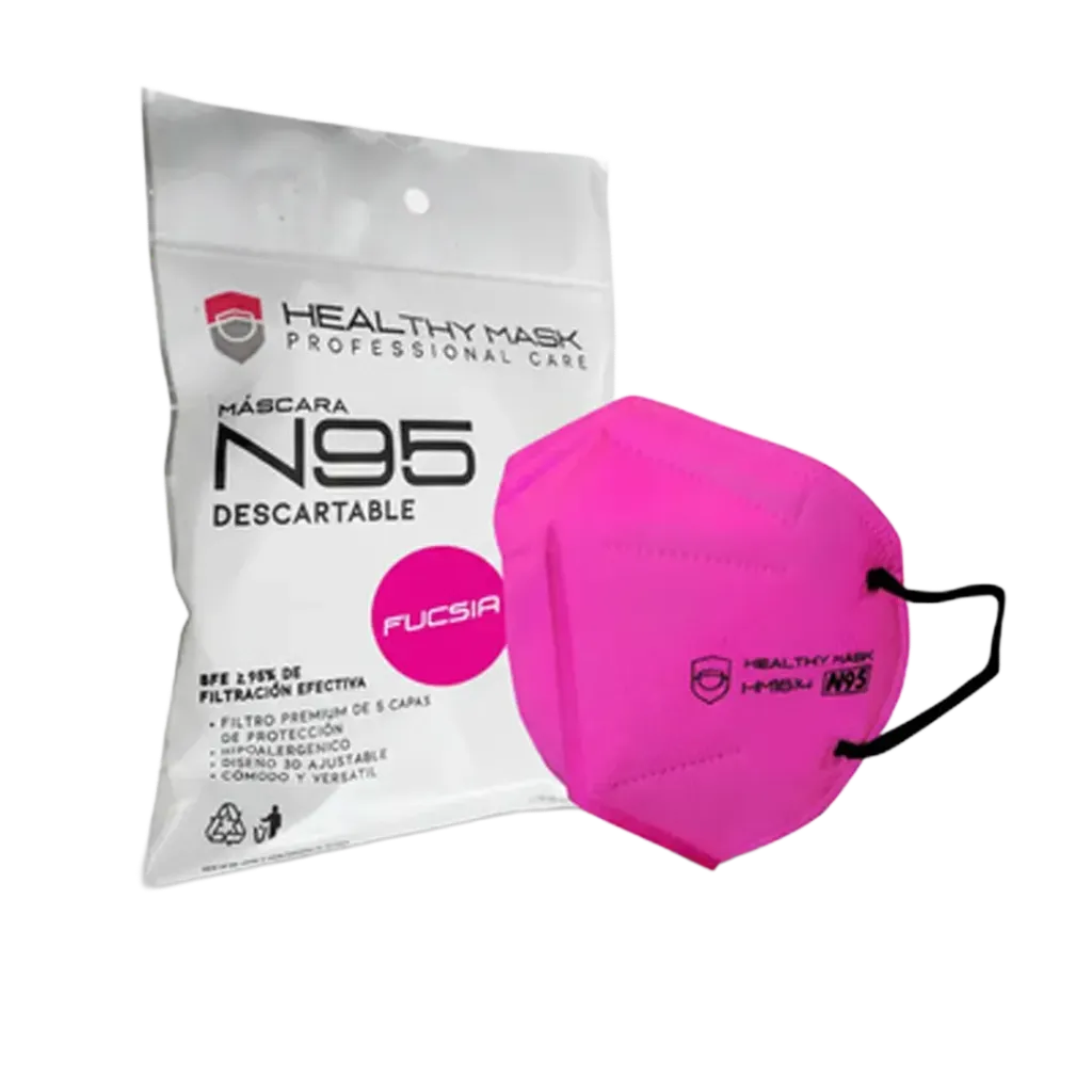 BARBIJO N95 X 1UN FUCSIA HEALTHY MASK HM2614 PERCHITA