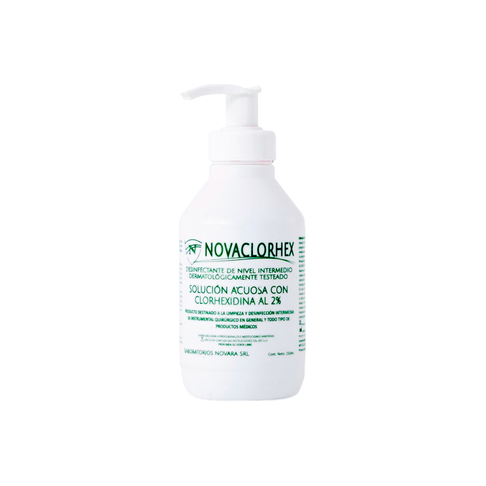 CLORHEXIDINA 2% DESINFECTANTE 250 ml C/DISP NOVARA