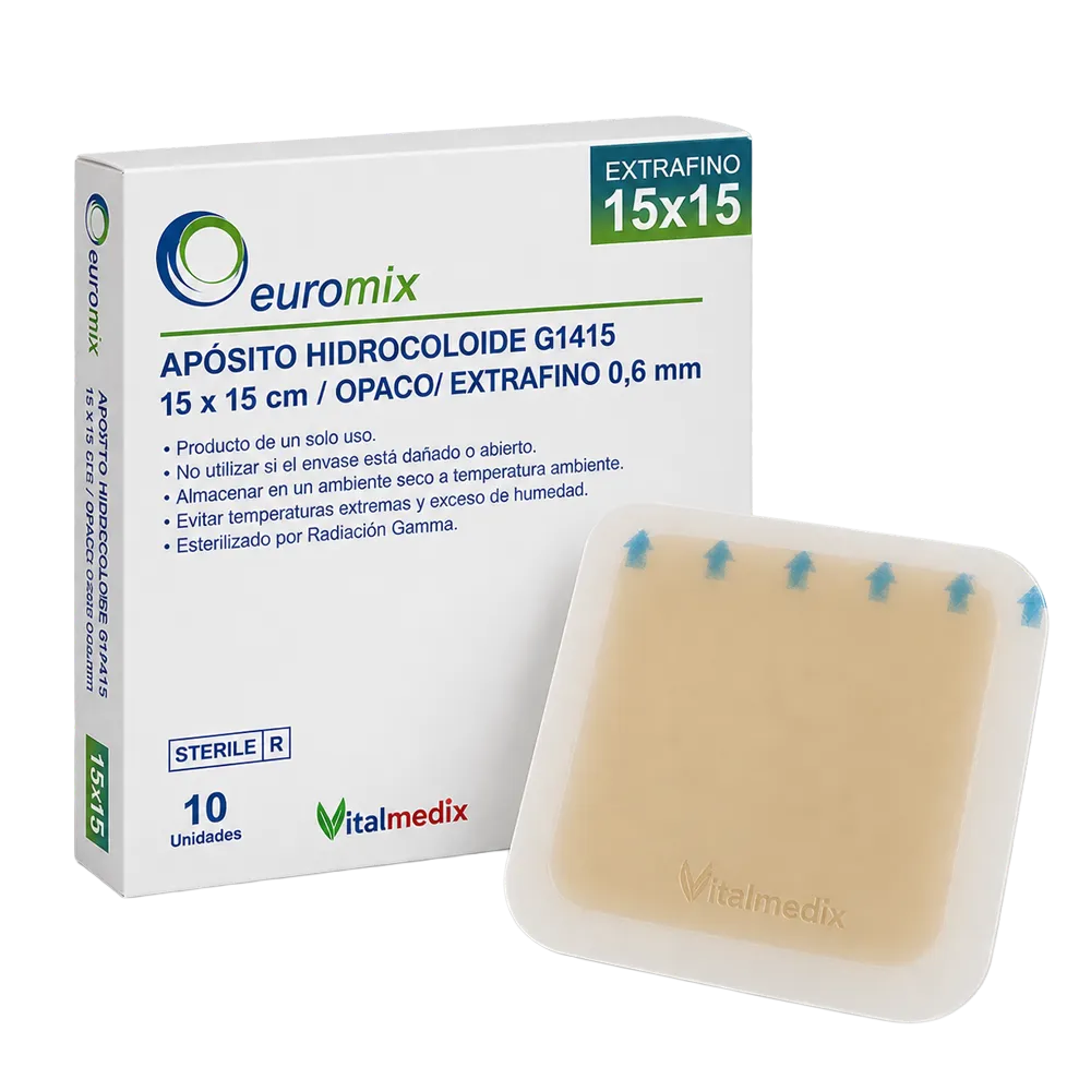 [F05000154] APOSITO HIDROCOLOIDE 15 X 15 CM EUROMIX