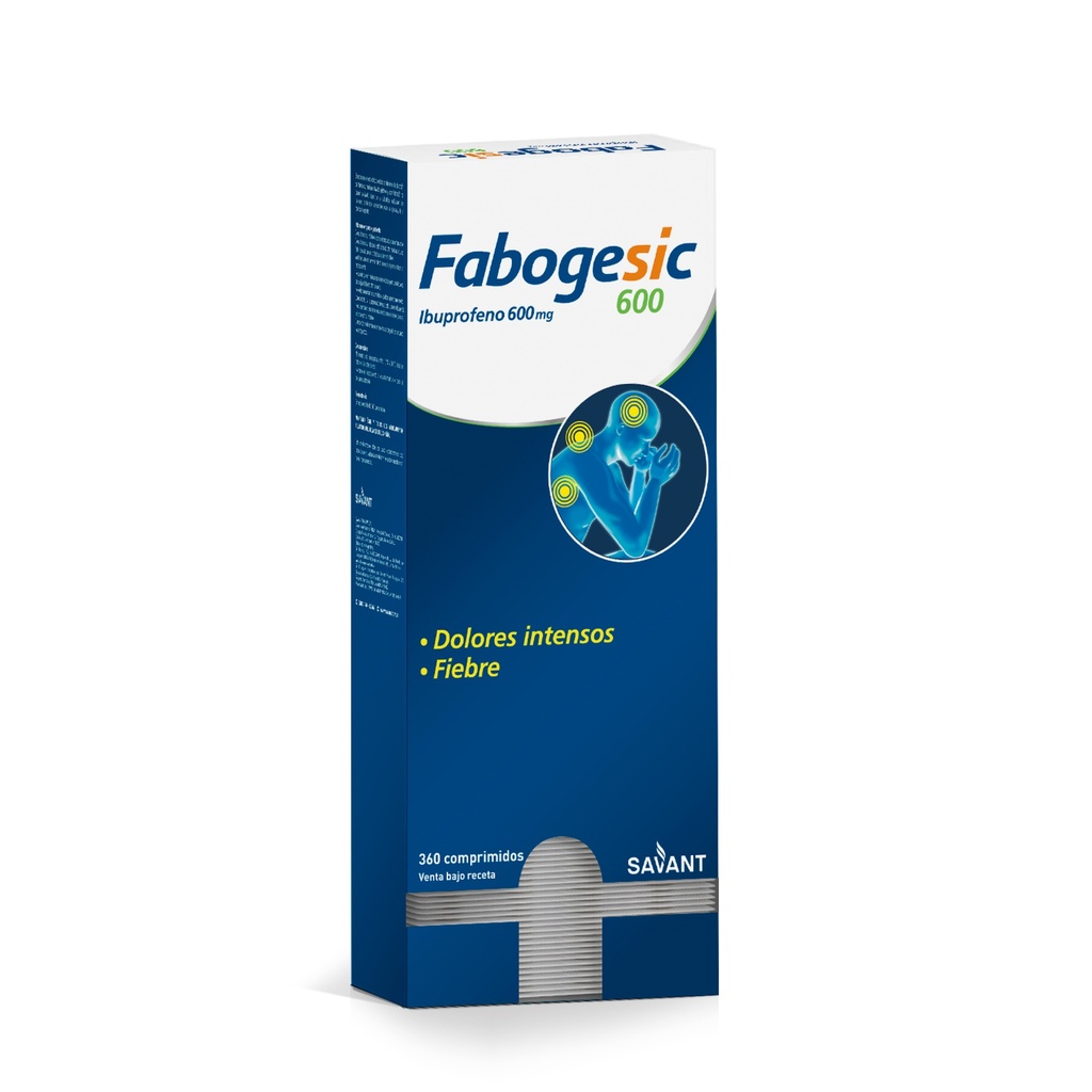 [F08025300] IBUPROFENO 600 MG X 360 COMP. (36BL) DISPLAY FABOGESIC