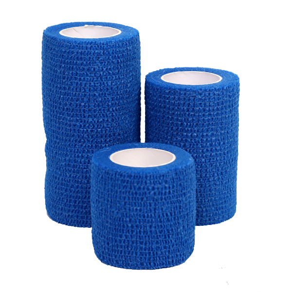 VENDA AUTOADHERENTE 7,5 CM X 4,5 MT AZUL ( tipo coban) EUROMIX