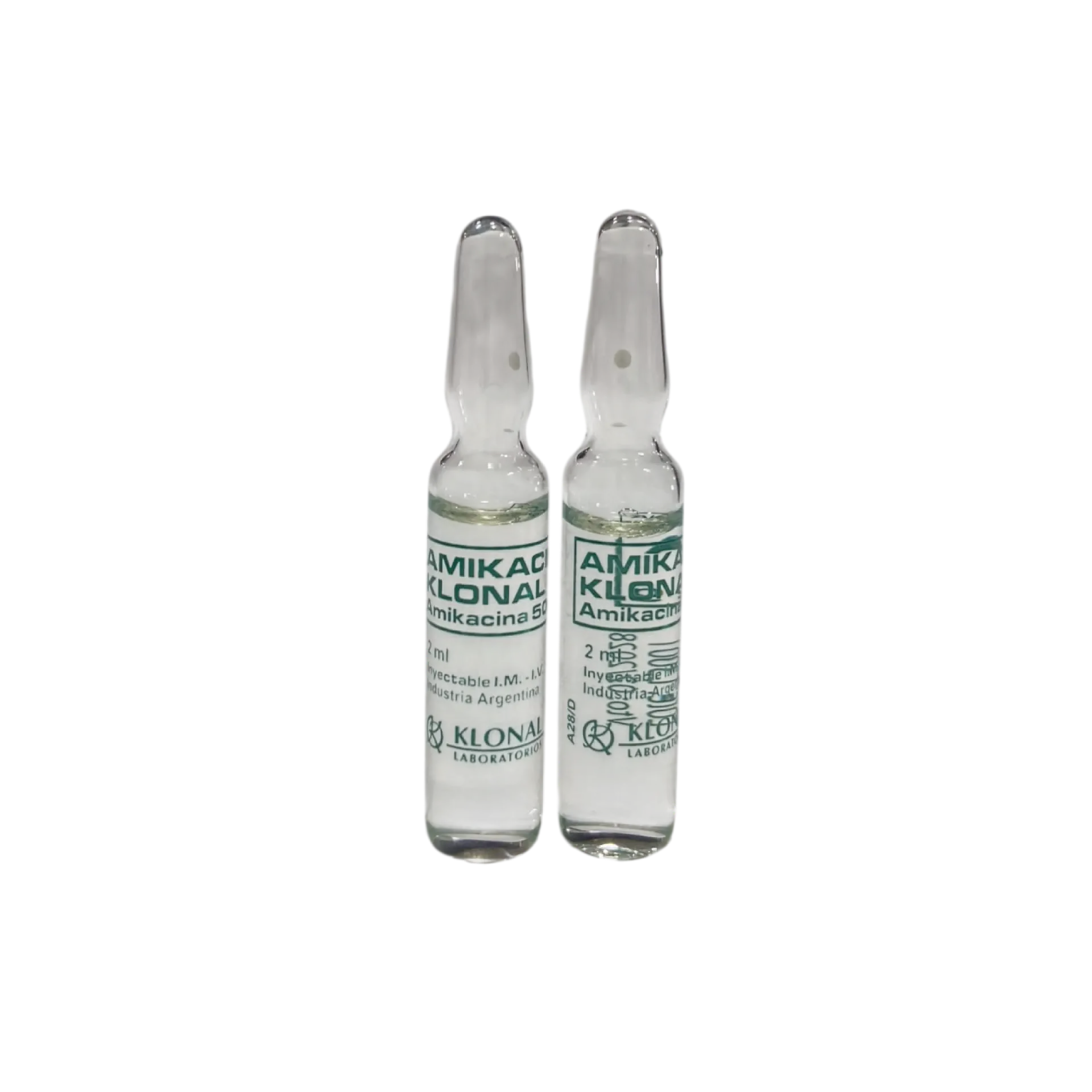 [F08024496] AMIKACINA 500 MG X 1 AMP. KLONAL