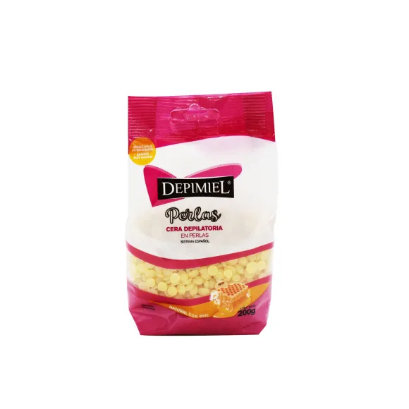 [F04027579] CERA EN PERLAS NATURAL C/ MIEL 200GR DEPIMIEL (1-112)