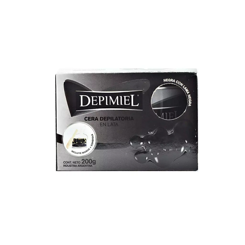 [F04027584] CERA EN LATA NEGRA CON ESTUCHE 200GR DEPIMIEL (1-137)