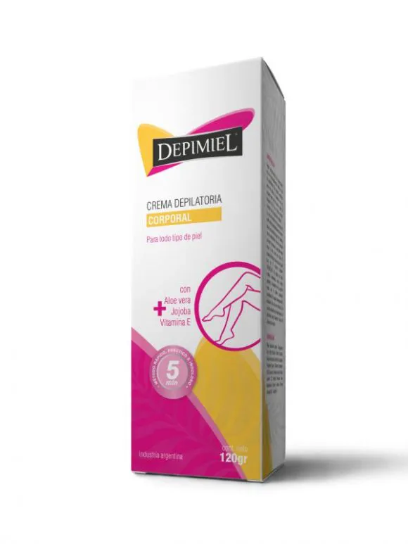 [F04027590] CREMA DEPILATORIA PARA EL CUERPO CLÁSICA 120GR DEPIMIEL (1-382)