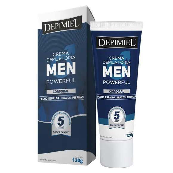 [F04027685] CREMA DEPILATORIA PARA EL CUERPO HOMBRE 120GR DEPIMIEL (1-375)