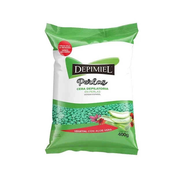 [F04027714] CERA EN PERLAS VEGETAL 400GR DEPIMIEL (1-123)