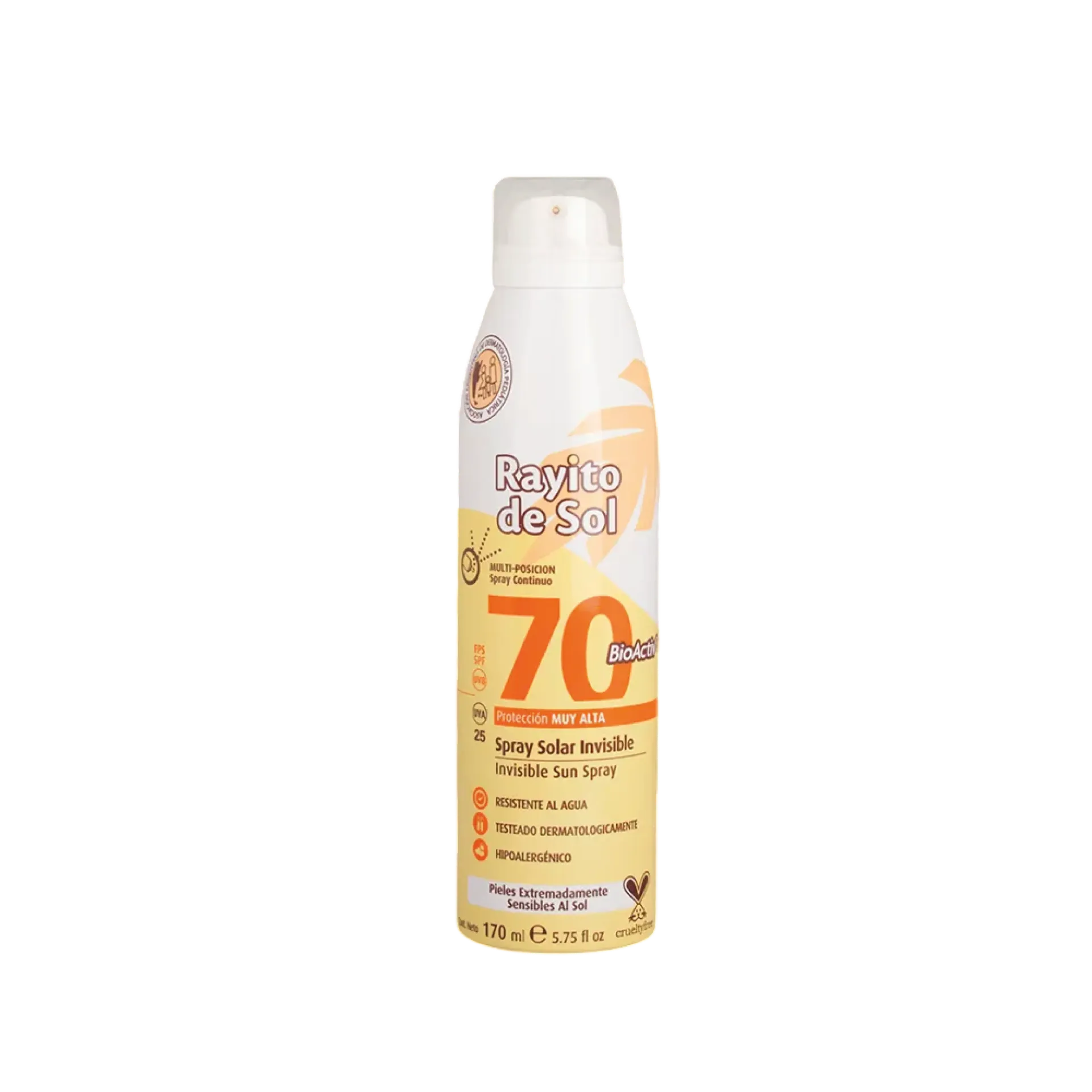 [F04027621] RAYITO DE SOL AEROSOL SOLAR FPS 70 X 170 ML (10805)