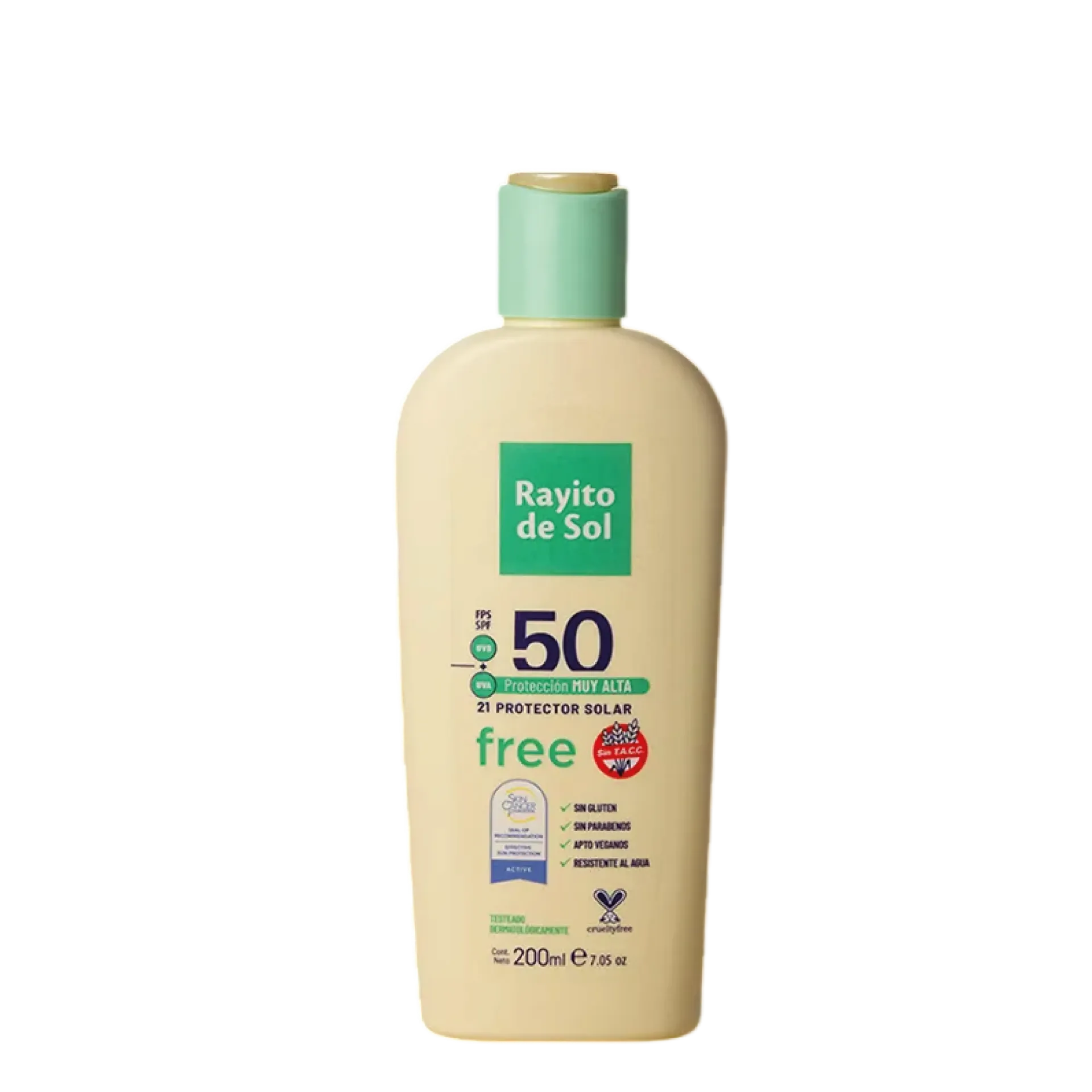 [F04027612] RAYITO DE SOL PROTECTOR SOLAR  FPS 50 X 200 G GLUTEN FREE (10275)