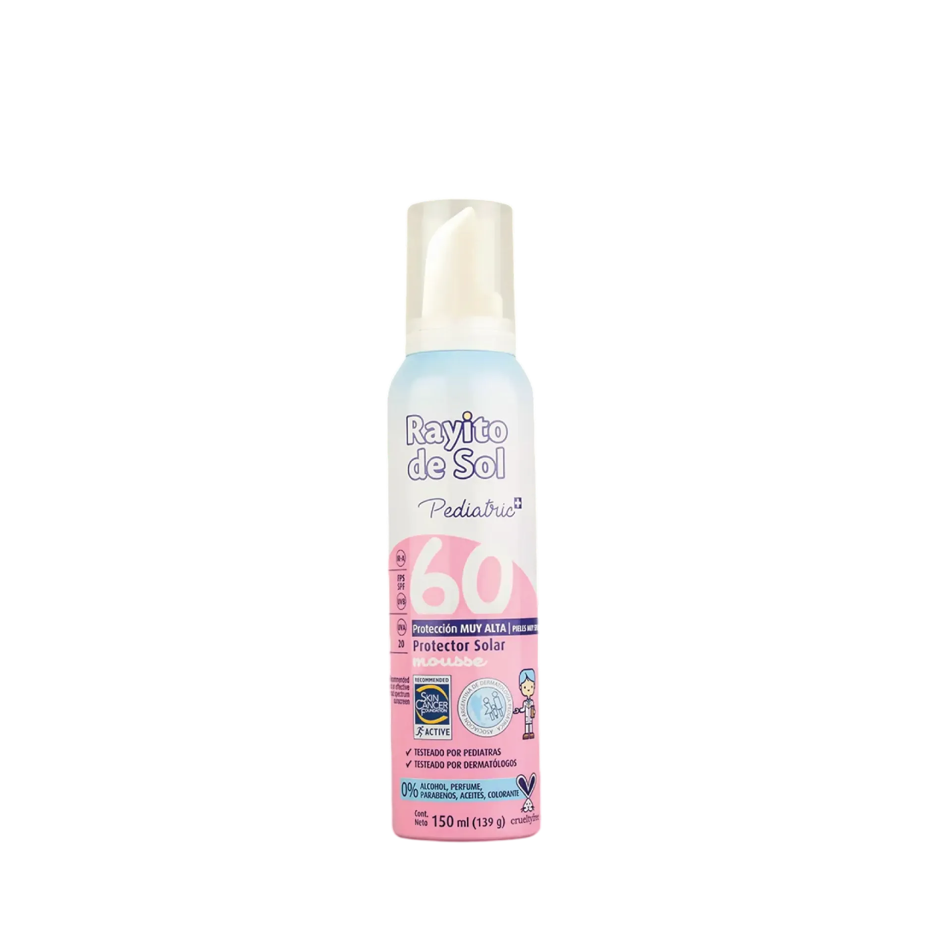 [F04026845] RAYITO DE SOL MOUSSE FPS 60 X 150 ML (10806)