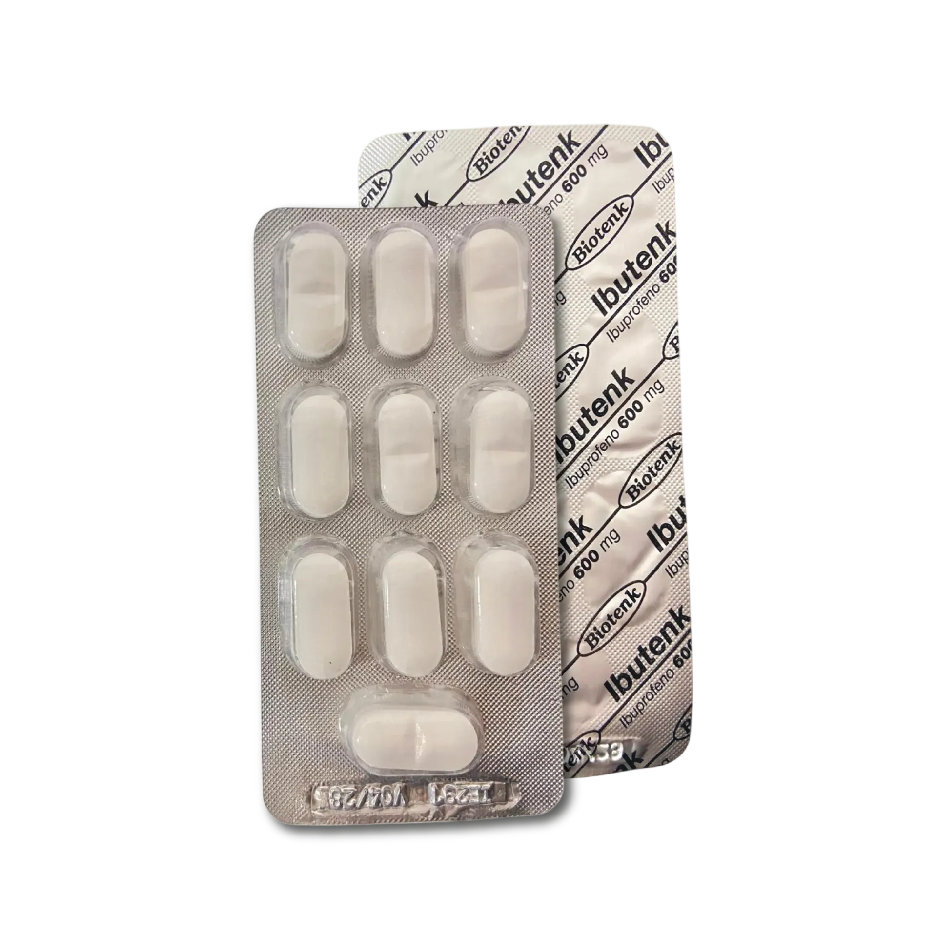 [F08024984] IBUPROFENO 600 MG X 10 COMP BIOTENK