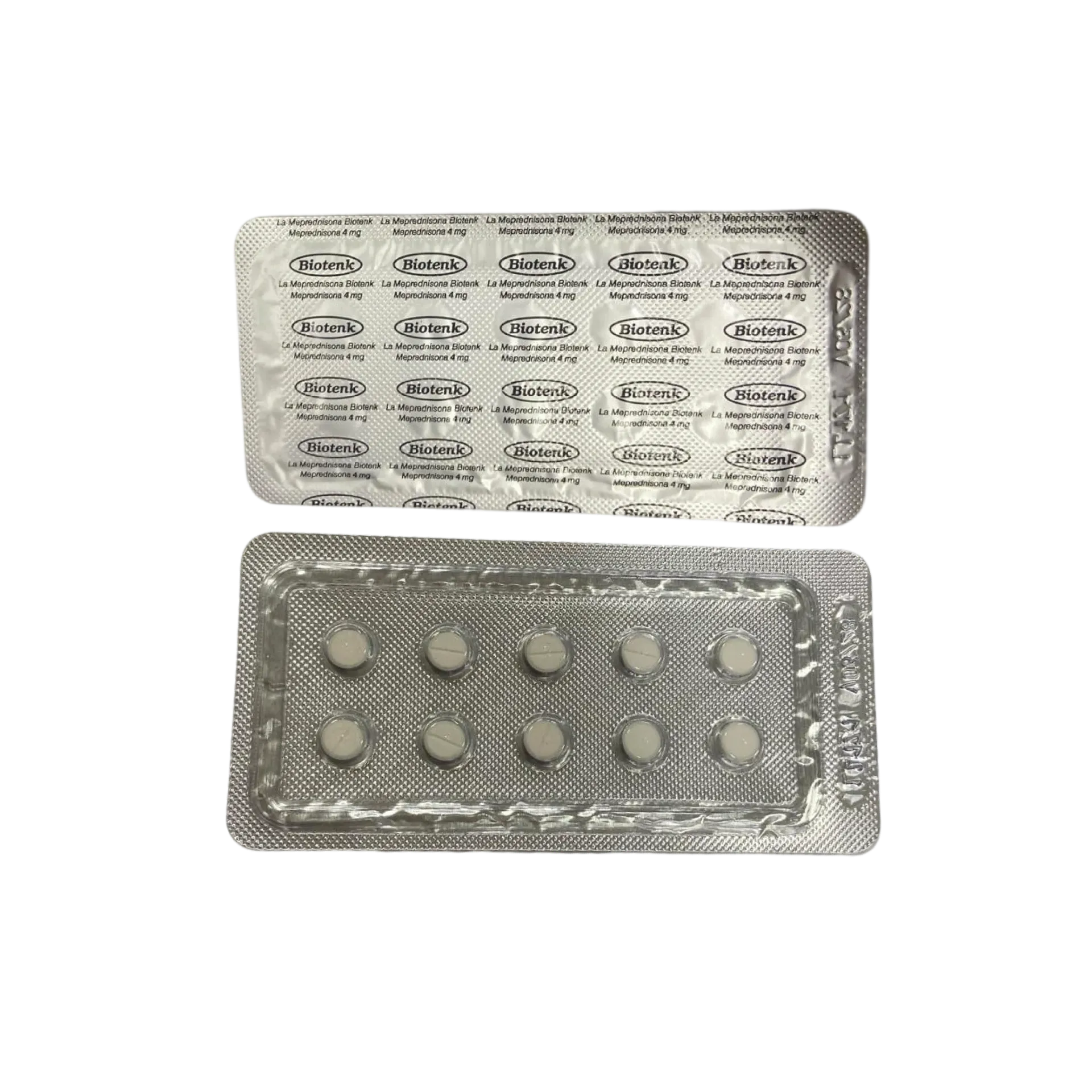 [F08011594] MEPREDNISONA  4 MG X 10 COMP. BIOTENK