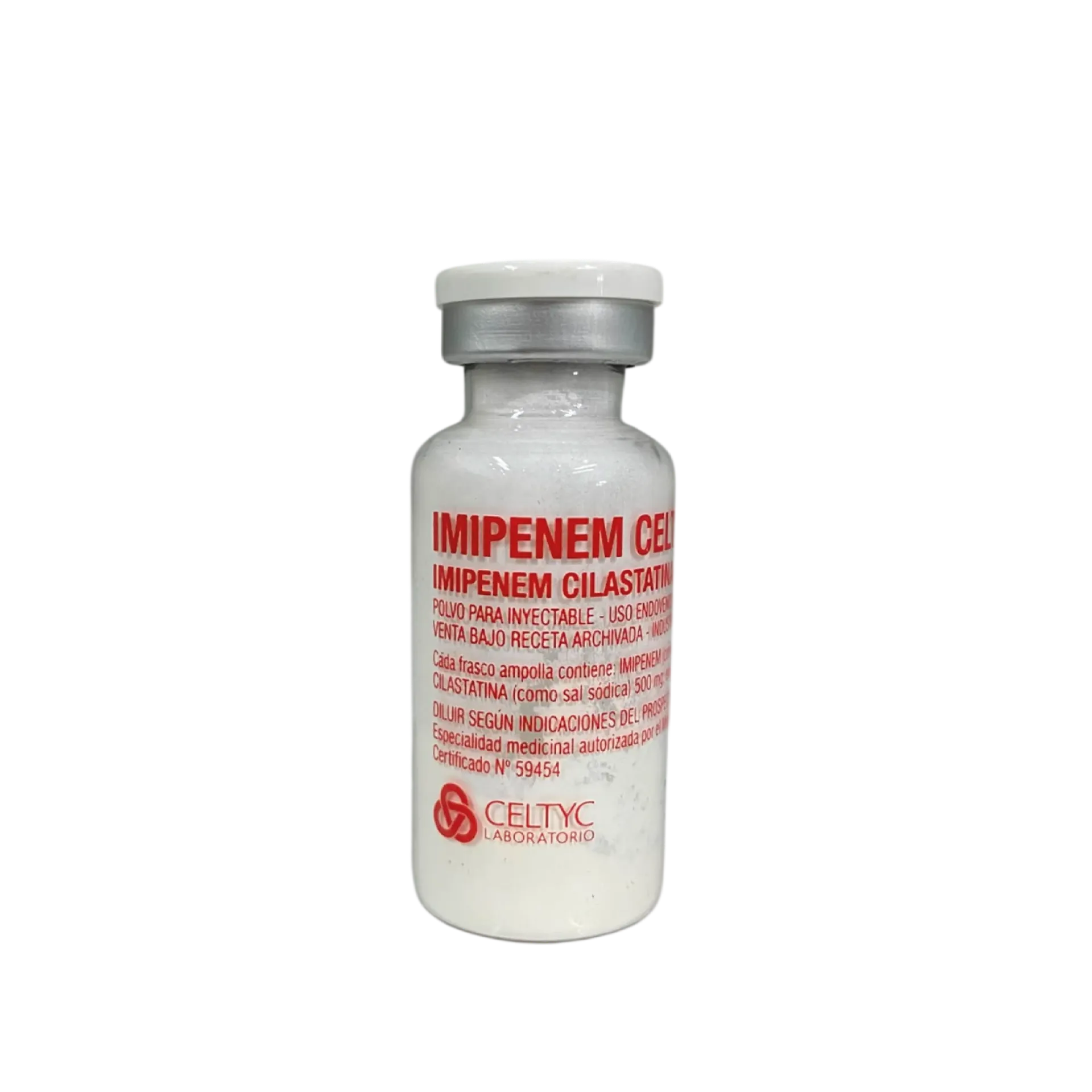 [F08025412] IMIPENEM+CILASTATIN 500 MG IV FCO AMP  CELTYC