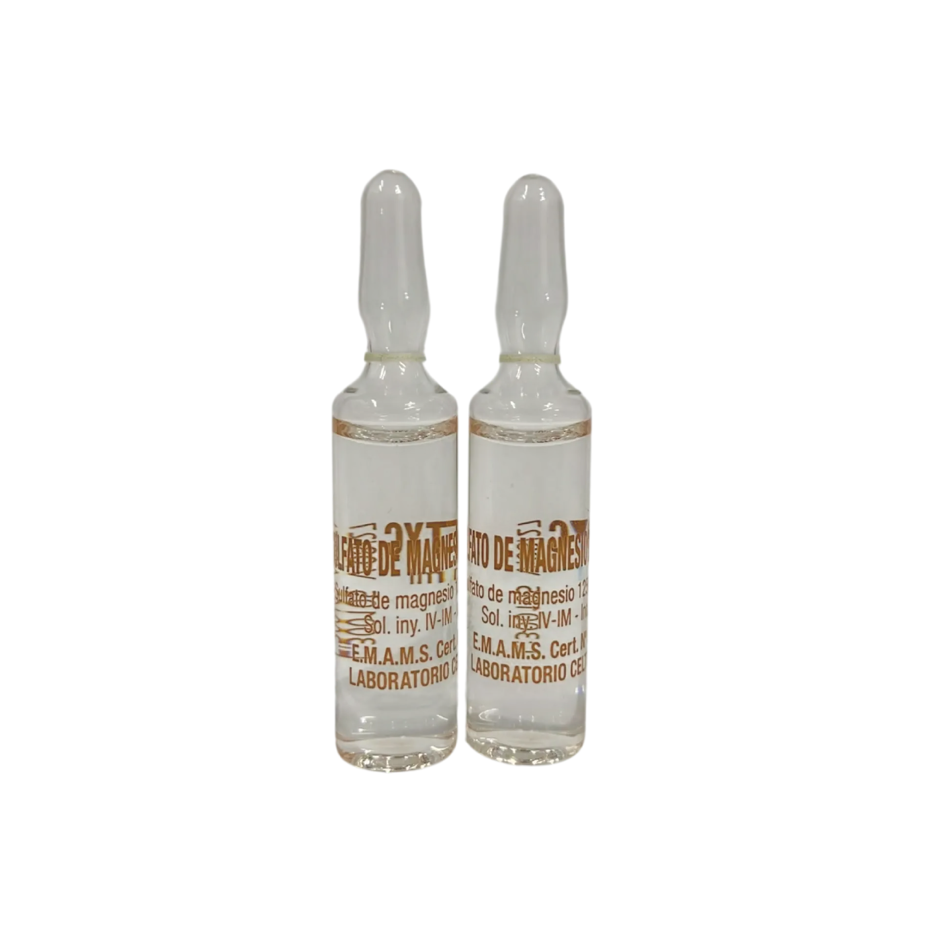 [F08025400] SULFATO DE MAGNESIO X 5 ML  25% X 1 AMP. CELTYC
