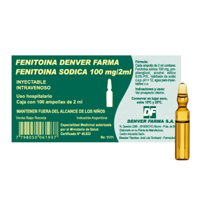 [F08024997] FENITOINA 100 MG X 100 AMP  DENVER