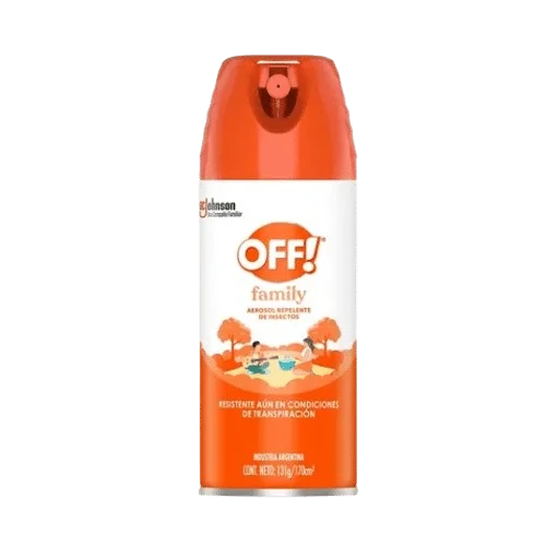 [F04027820] OFF FAMILY ACTIVE REPELENTE AEROSOL  X 170 CC (NARANJA) (700) (12)