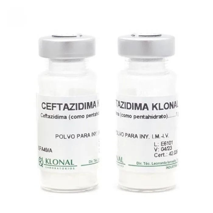 [F08024407] CEFTAZIDIMA 1 GR X 1 FCO AMP KLONAL