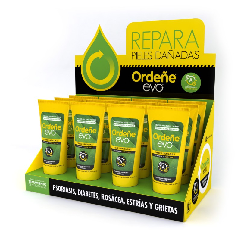 [F04023556] ORDEÑE Emulsión Pomo x 100 ml EXHIBIDOR X 12 UN EVO MEGLINE