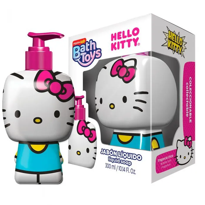 [F04027479] JABON LIQ 3D CABEZA x300ml(3840364)HELLO KITTY ALGABO