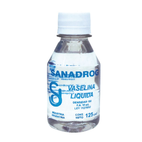 [F03022749] VASELINA LIQUIDA x  125ml SANADROG