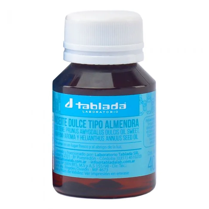 ACEITE DE ALMENDRAS DULCE TIPO 40cc TABLADA
