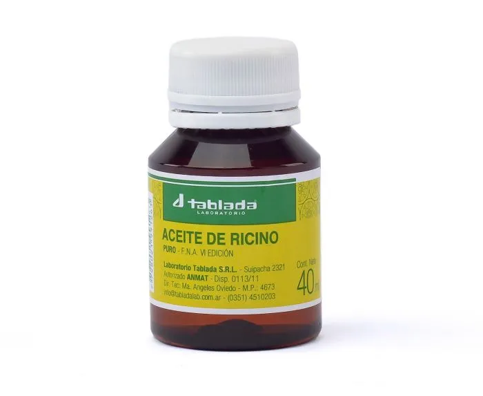ACEITE DE RICINO PURO x 40ml TABLADA