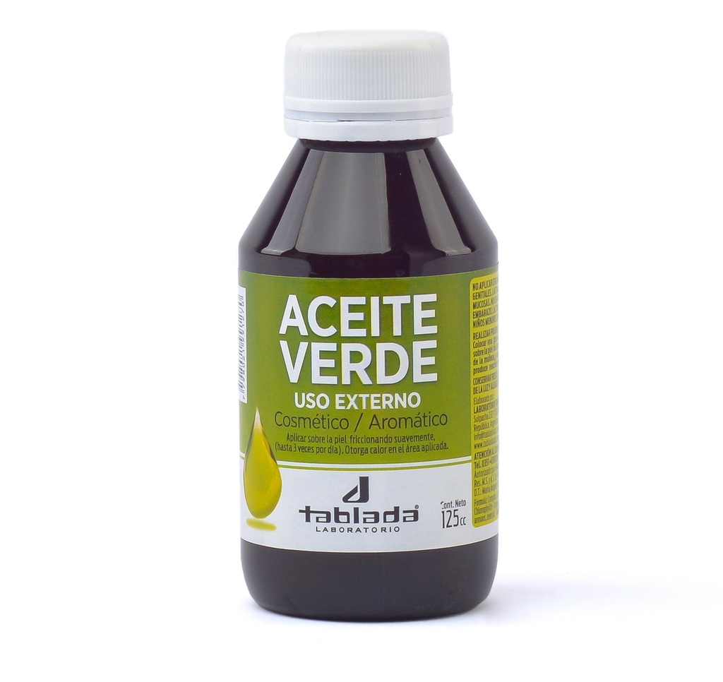 ACEITE VERDE X 125ml TABLADA