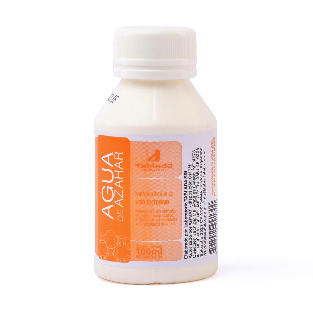 AGUA DE AZAHAR  X 100 ML TABLADA