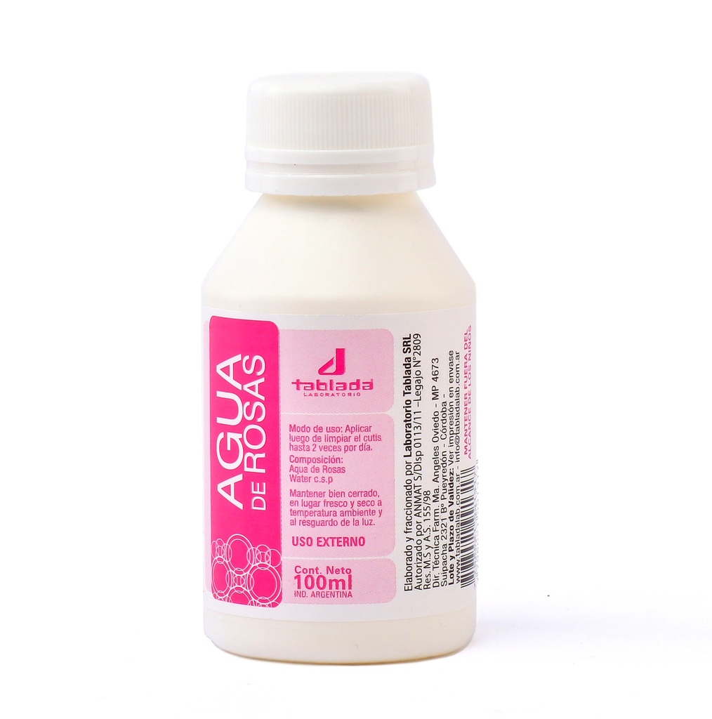 AGUA DE ROSAS 100cc TABLADA