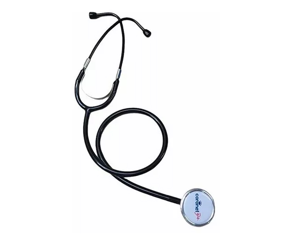 [F02023547] ESTETOSCOPIO SIMPLE  HS-30A1 NEGRO CORONET