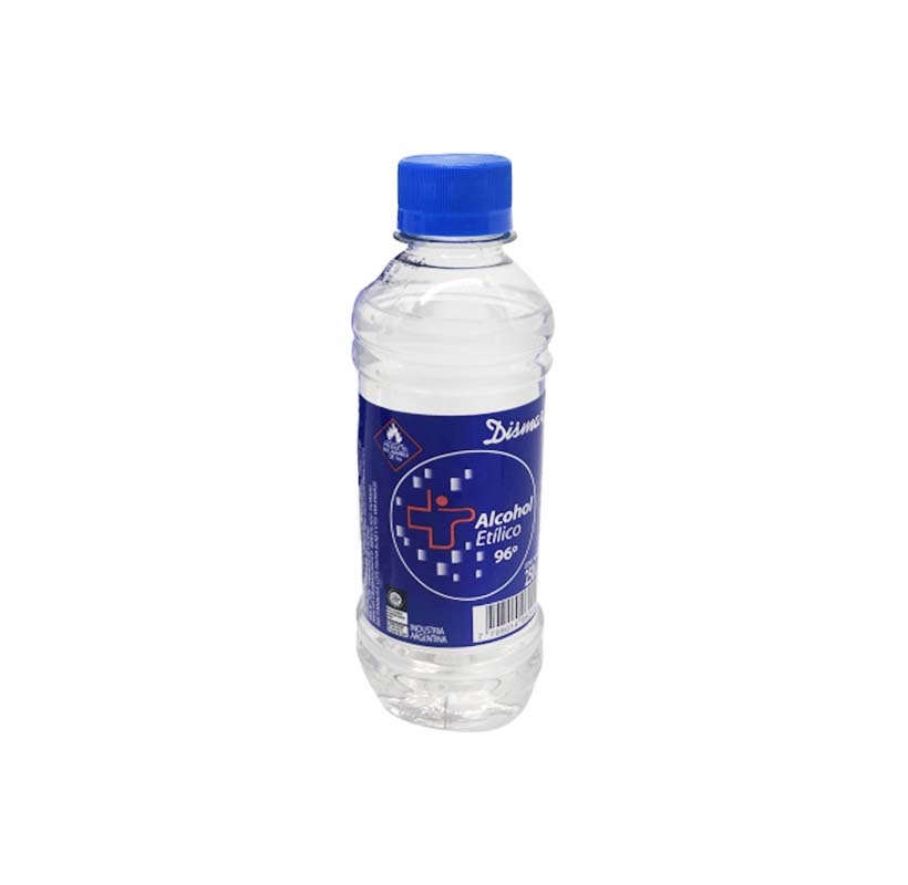 ALCOHOL ETILICO 96% x  250cc DISMAR