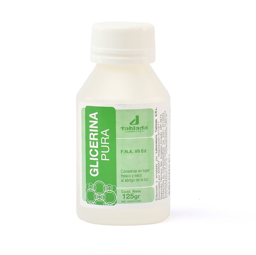 [F03022991] GLICERINA FARMACOPEA X 125GR TABLADA