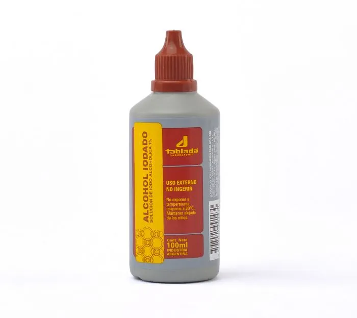 [F03020289] ALCOHOL IODADO 1% x  100ml TABLADA FRASCO GOTERO