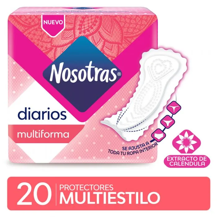 PROTECTOR DIARIO NOSOTRAS MULTIESTILO C/ALOE X 20 (107414)(010075)