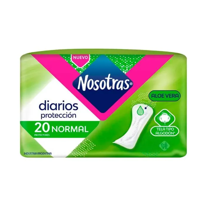 [F04028544] PROTECTOR DIARIO NOSOTRAS NORMAL C/ALOE X 20 (107240)(010077)