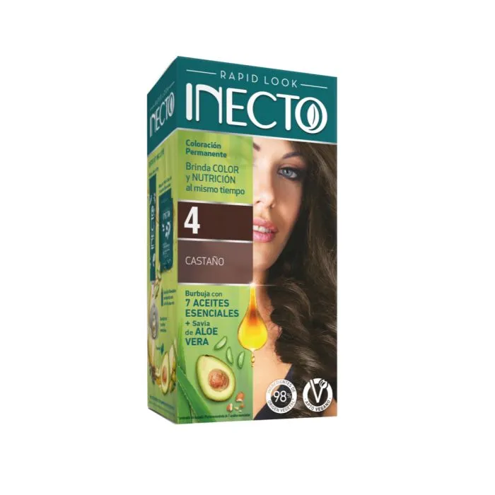 [F04028472] TINTURA RAPID KIT CASTAÑO Nª 4 INECTO (011772)