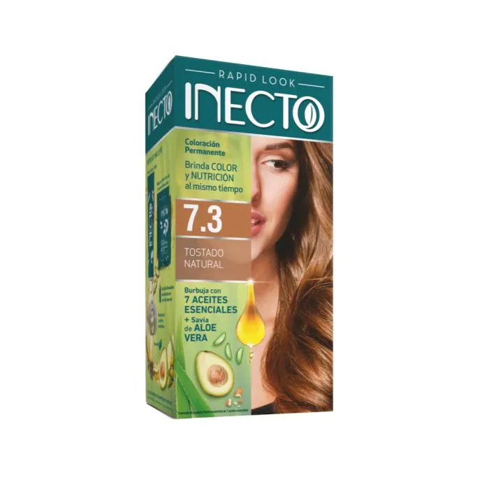 TINTURA RAPID KIT TOSTADO NATURAL Nª 7.3 INECTO (011781)