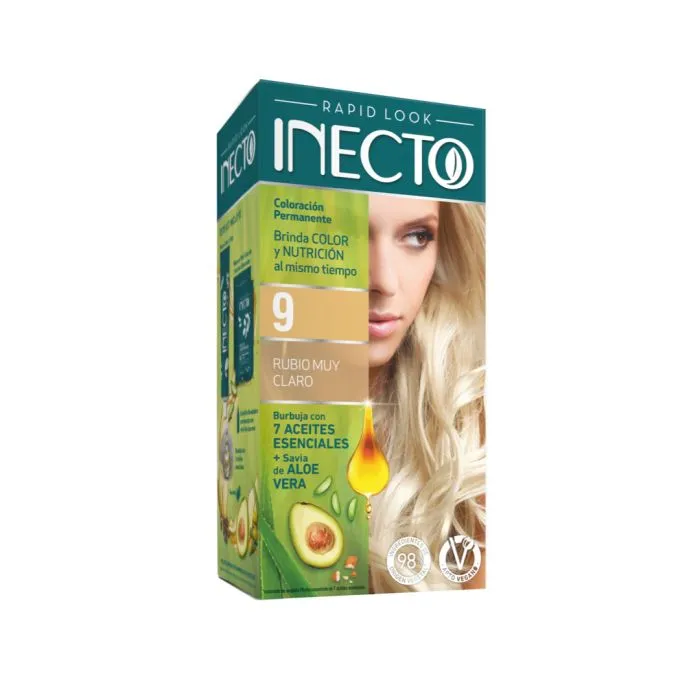 [F04028481] TINTURA RAPID KIT RUBIO MUY CLARO Nª 9 INECTO (011790)