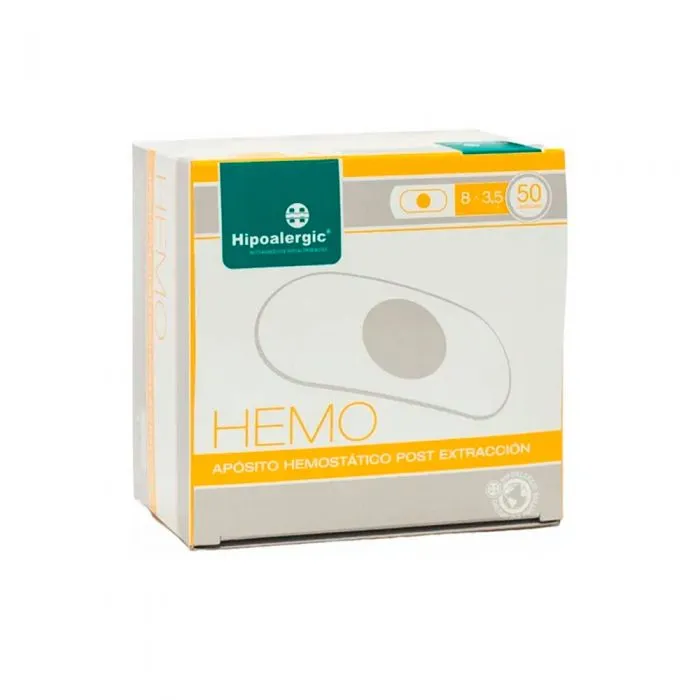 APOSITOS HEMOSTATICOS POST EXTRACCION CAJA X 50 UN HIPOALERG