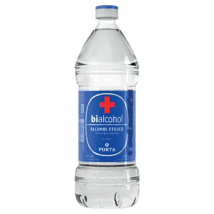 ALCOHOL ETILICO 96% x 1000cc PORTA