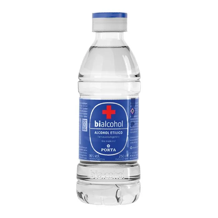 ALCOHOL ETILICO 96% x  250cc PORTA (15)